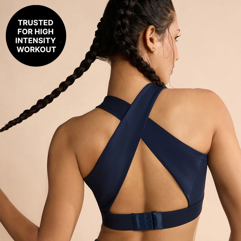 Kica Crostini™ Full Coverage Sports Bra - High-Impact Support & Quick-Dry KICASKN™ Fabric (2XL)