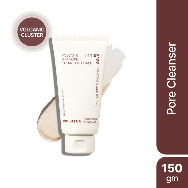 Innisfree Volcanic Clusters BHA Foaming Pore Cleanser - Prevents Clogged Pores
