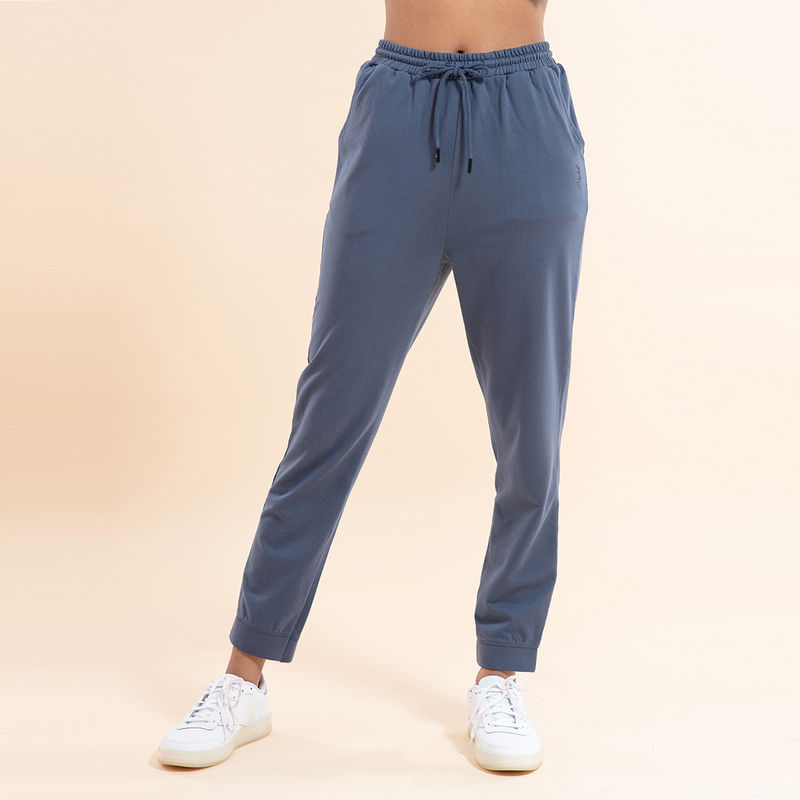 Nykd by Nykaa Nykd All Day Classic Utility Jogger-NYAT221 China Blue (L)