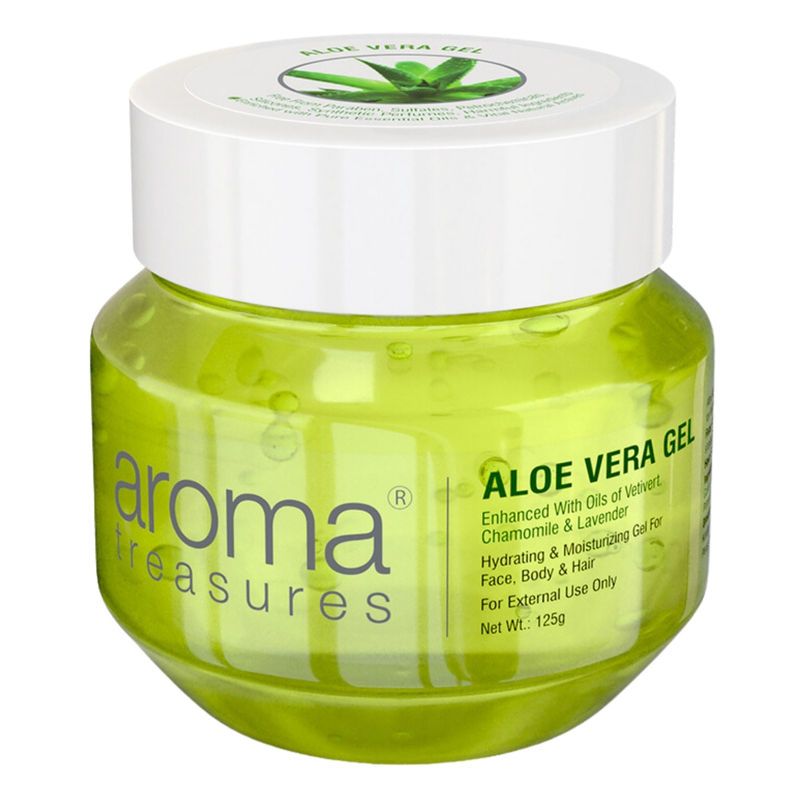 Aroma Treasures Ale Vera Gel For Skin, Body & Hair Enriched With Pure Essential Oils