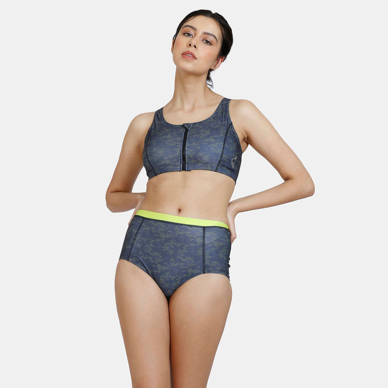 Zelocity Padded Tankini Set - Anthracite (S)