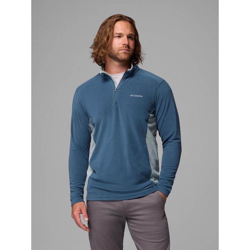 Columbia Colorblocked High Neck Full Sleeves Pullover for Men (2XL)