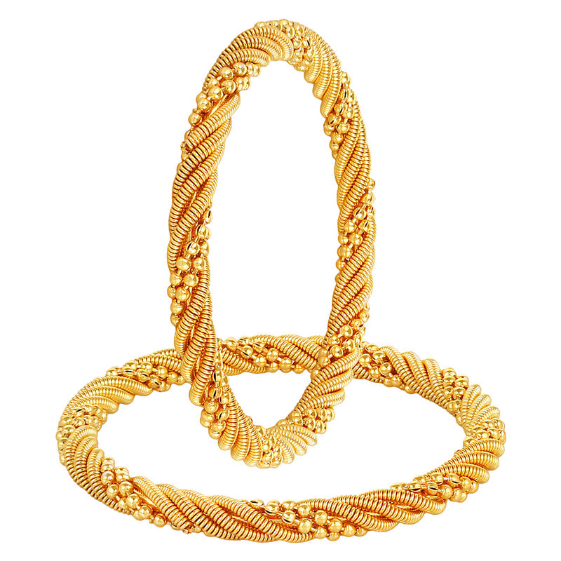 Youbella Traditional Gold Plated Bangles - 2.6