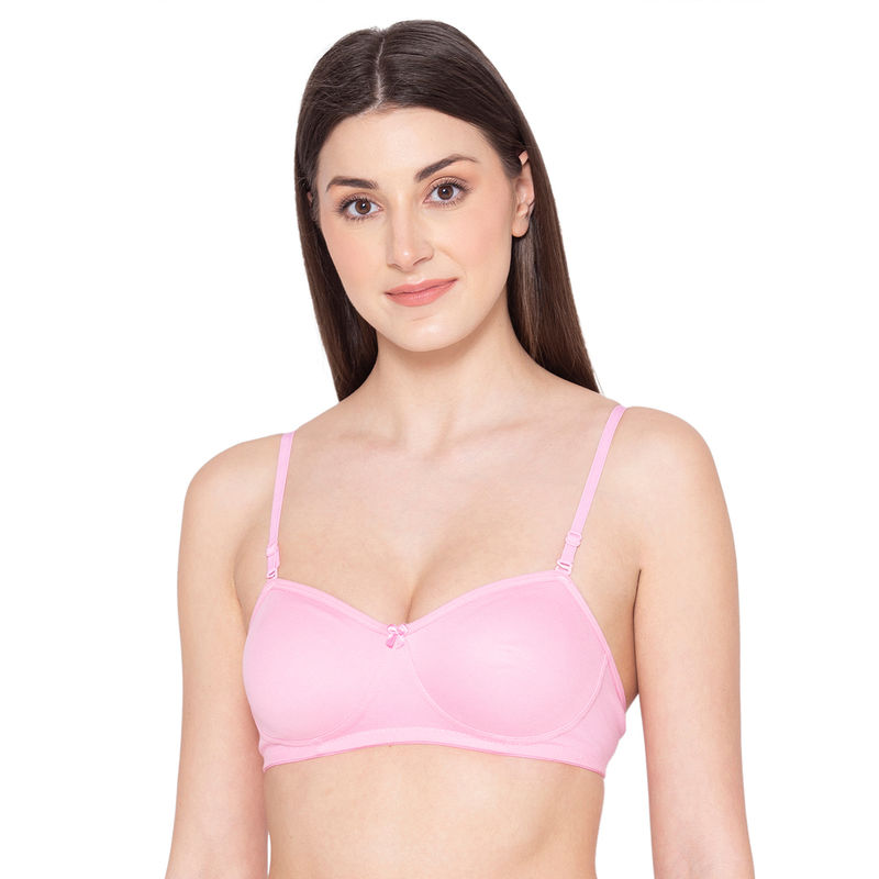 Groversons Paris Beauty Women T-Shirt Bra - Pink (32B)