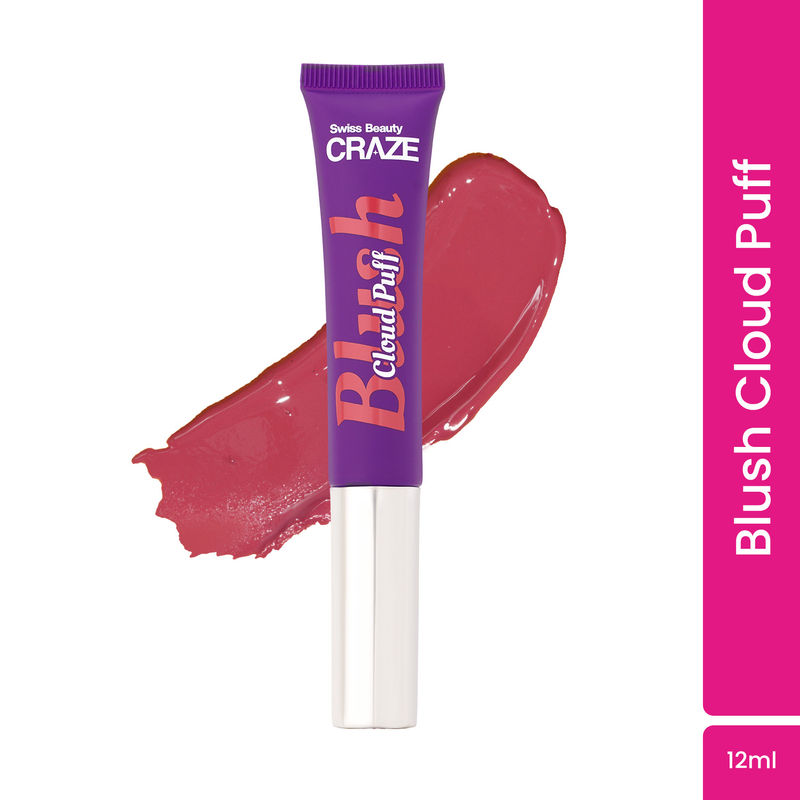Swiss Beauty Craze Cloud Puff Blush - 1 Pink Sky