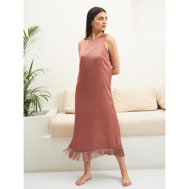 Sweet Dreams Silky Midi Dress (S)