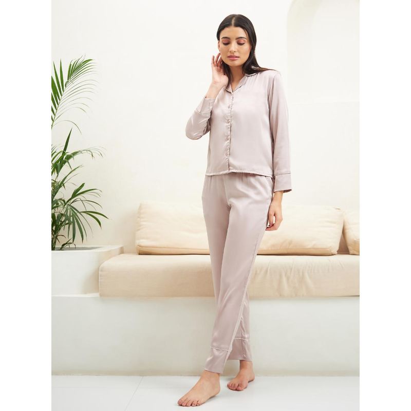 Sweet Dreams Silky Shirt & Pant (Set of 2) (S)