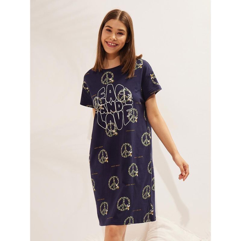 Sweet Dreams Snoopy Calm Short Dress (S)