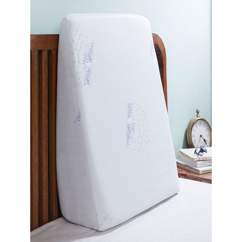 Buy The White Willow 20x20x10 Medium Firm Wedge Pillow White Online