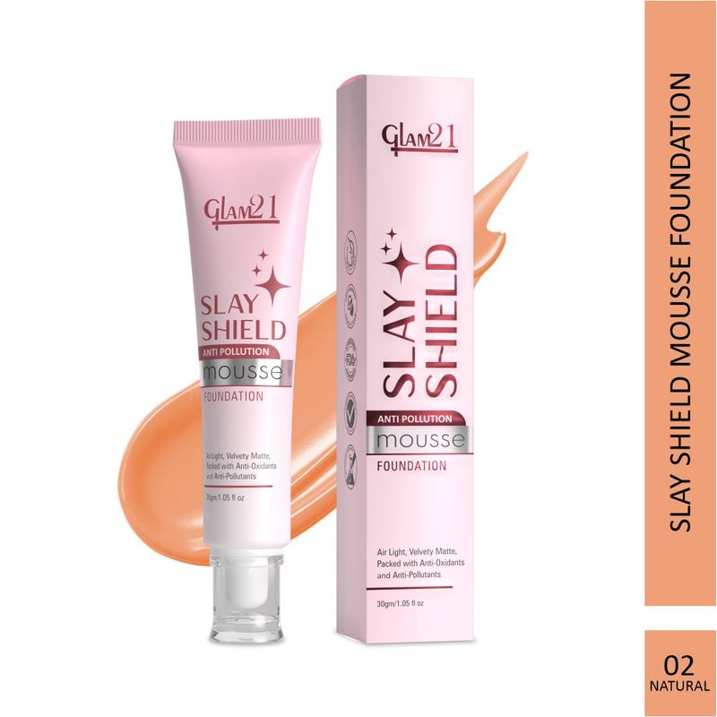 GLAM21 Slay Shield Mousse Foundation