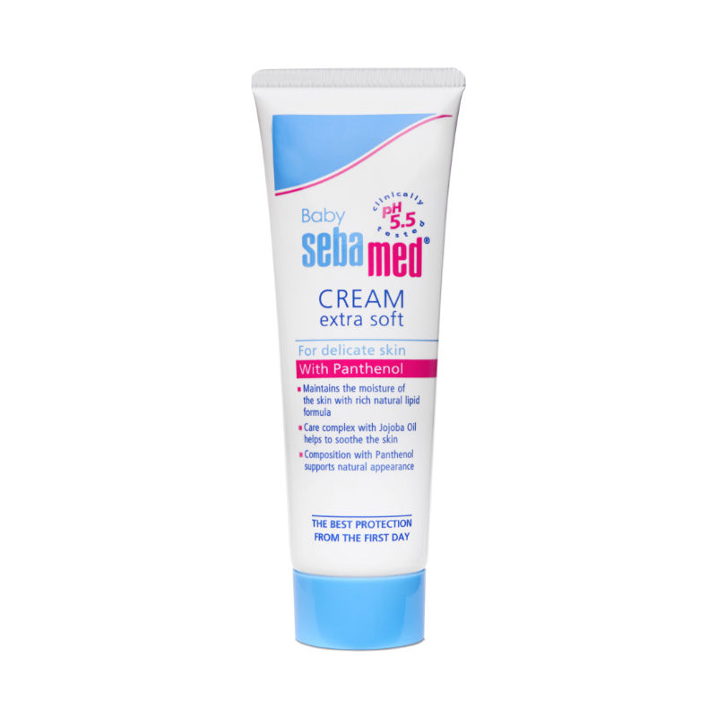 Sebamed Baby Cream Extra Soft, PH 5.5, Panthenol And Jojoba Oil, Clinically Tested, ECARF Approved