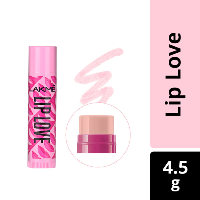 Lakme Lip Love SPF 15 Lip Balm for Soft Lips - Insta Pink