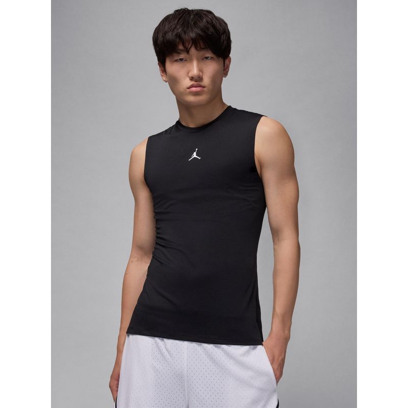 Nike Jordan Sport Men Black Dri-Fit Sleeveless Base Layer Tank (S)