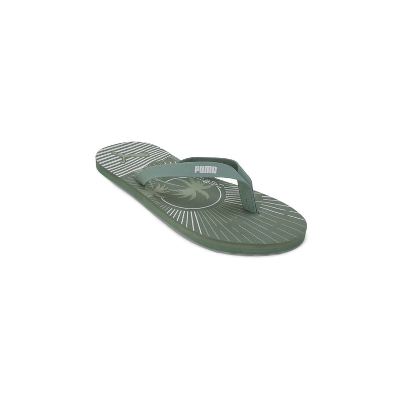 Puma Flame V3 Womens Green Flipflops