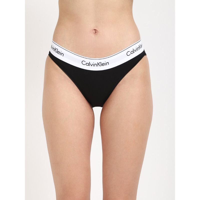 Calvin Klein Underwear Black Cotton Pantie