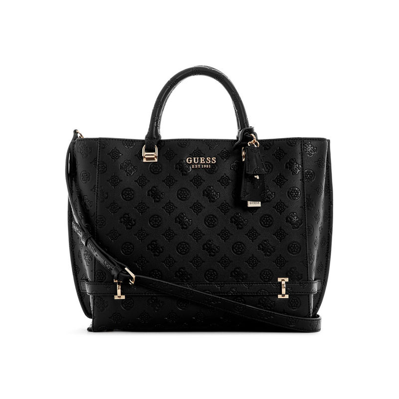 GUESS Zarela Shopper Borsa Tote Nera | Grandi Dimensioni, Con Scomparti E Fondo Rinforzato