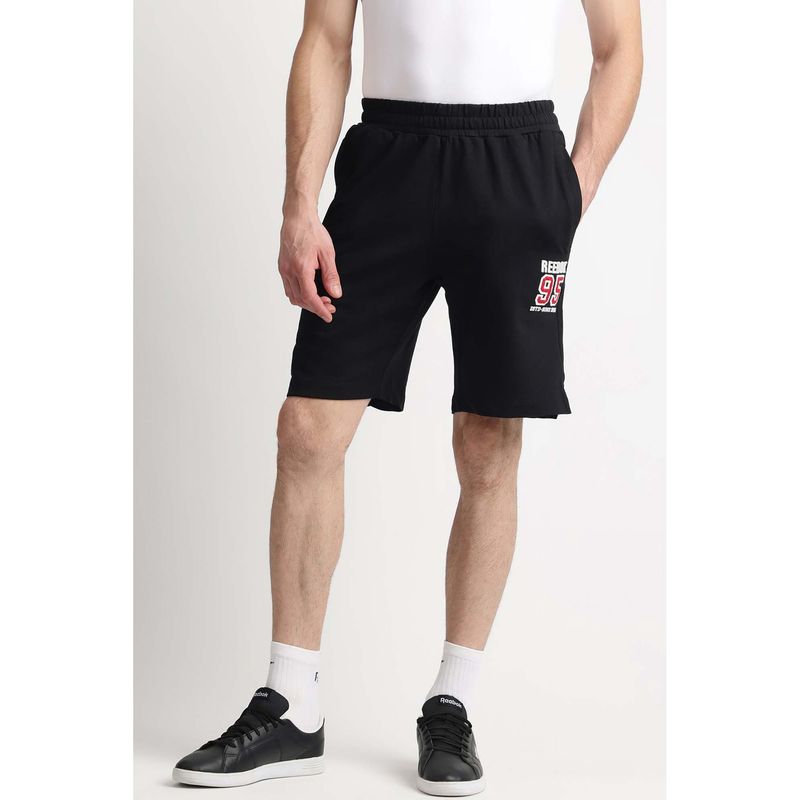 Reebok Men Black Sports Shorts (S)