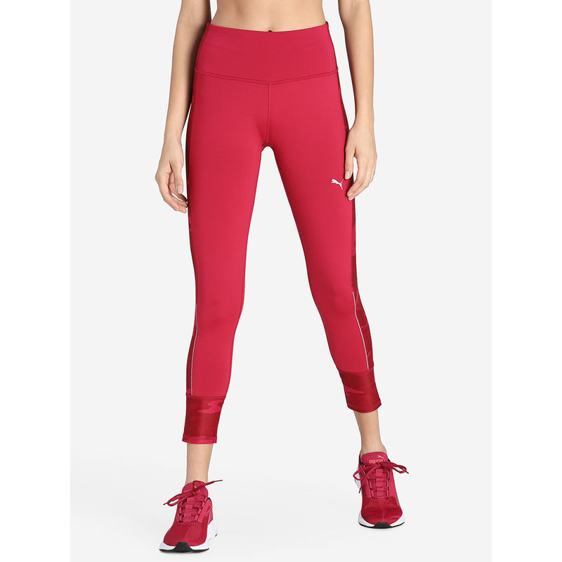 Puma RUN GRAPHIC 7 8 TIGHT Women Pink Tights (XS)
