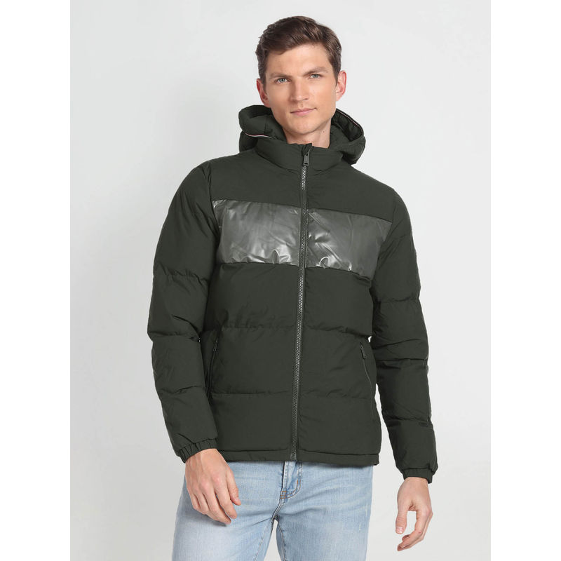 Arrow Sports Detachable Hood Quilted Jacket (S)