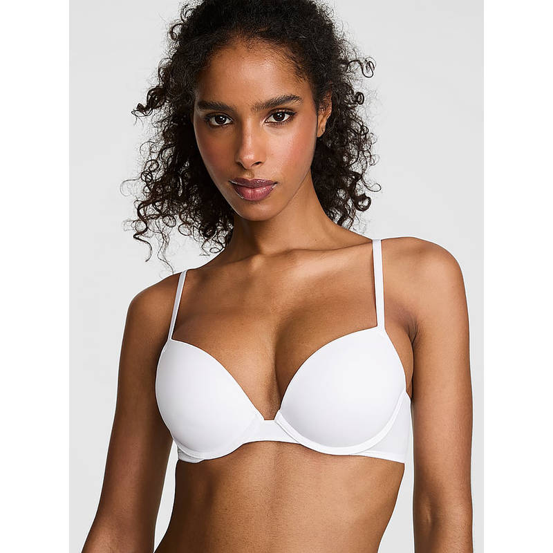 Victoria's Secret PINK Wear Everywhere Super Push-Up Bra White (32C)