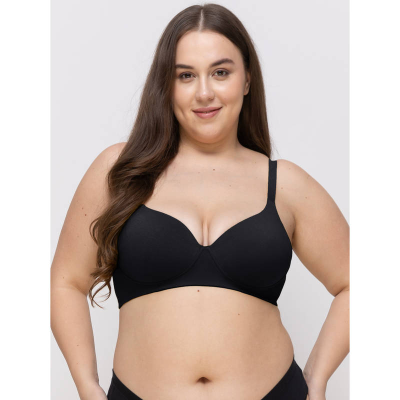 MIEZ T-Shirt Padded Bra Black (32B)