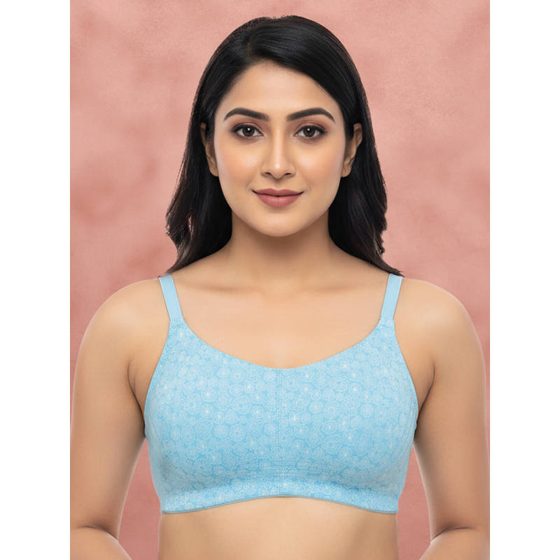 Shyaway By Susie Sky Wirefree 3/4Th Coverage Nonpadded Seamless Bottom Encircled Bra (42C)