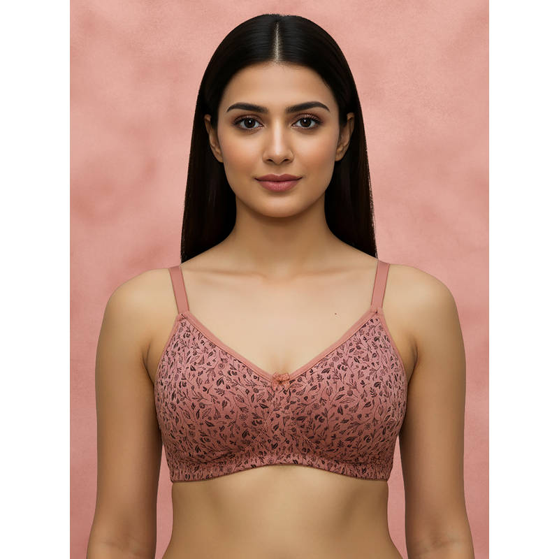 Shyaway By Susie Burlwood 3/4Th Coverage Non Detachable Wirefree Non Padded Seamless Bra (32B)