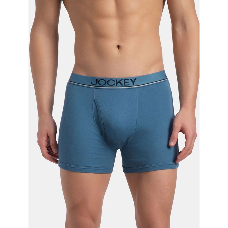 Jockey 8009 Men Cotton Solid Boxer Brief - Stellar (L)