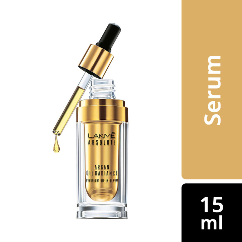 Lakme Absolute Argan Oil Radiance Face Overnight Oil in Serum With