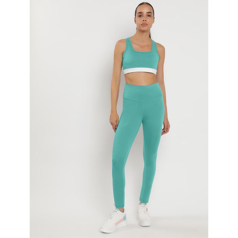 Wear Jukebox Momentum Bra and Leggings High-Rise 27 Blue (Set of 2) (S)