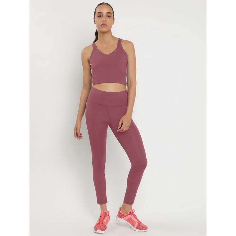 Wear Jukebox Zen Bra and Leggings High-Rise 25 Pink (Set of 2) (S)