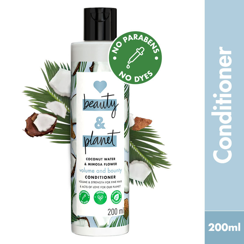 Love Beauty & Planet Coconut Water And Mimosa Flower Paraben Free Volume And Bounty Conditioner
