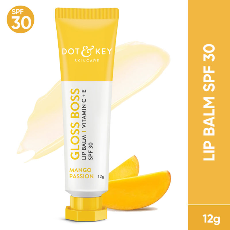 Dot & Key Gloss Boss Lip Balm SPF 30 Vitamin C + E - Mango Passion