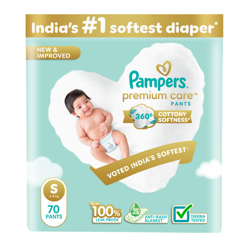 Pampers Premium Care Pants Diapers Small - 70 Pack