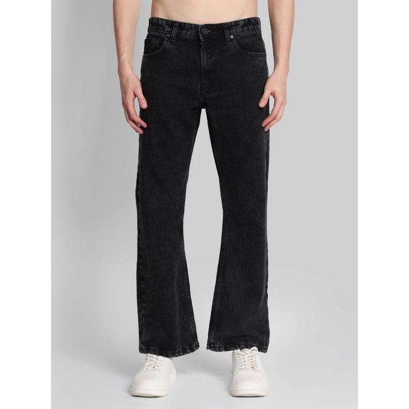 Bene Kleed Men Charcoal Denim Basic Along With Coin Pocket Jeans (28)