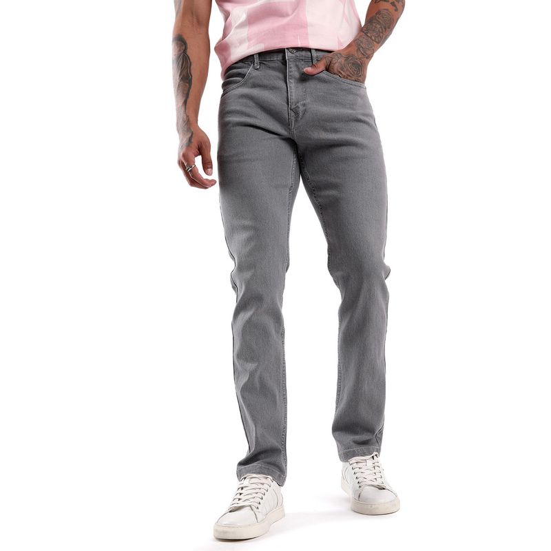 WROGN Elite Grey Twill Denim Jeans (32)