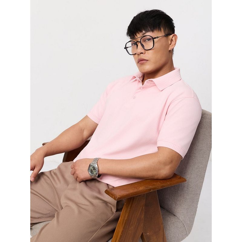 The Souled Store Pique Rosebud Men Polo T-Shirt (XL)