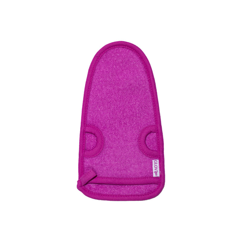 GLOV Skin Smoothing Purple Body Massage Glove For All Skin Types