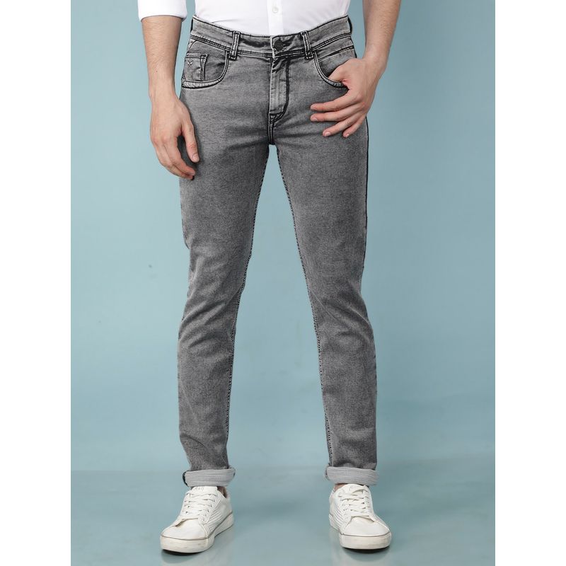 CRIMSOUNE CLUB Men's Stylish Grey Jeans (28)