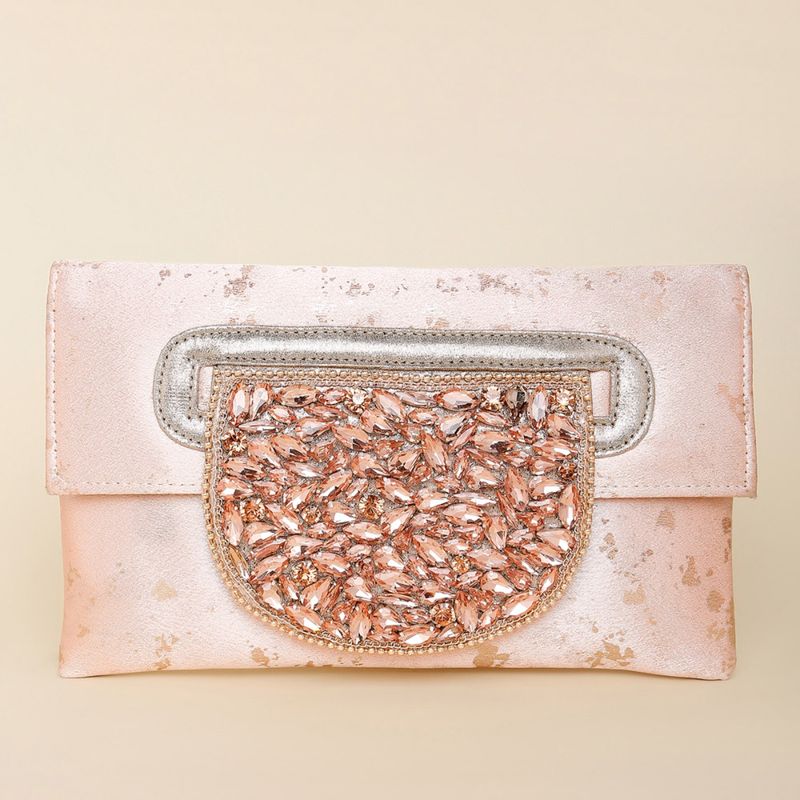 Buy the Women Rose Gold Frye Crossbody Purse Used | GoodwillFinds