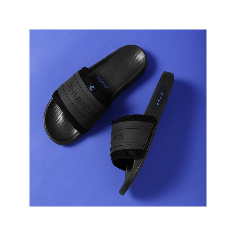 Chupps ROVER Black Sliders (UK 8)