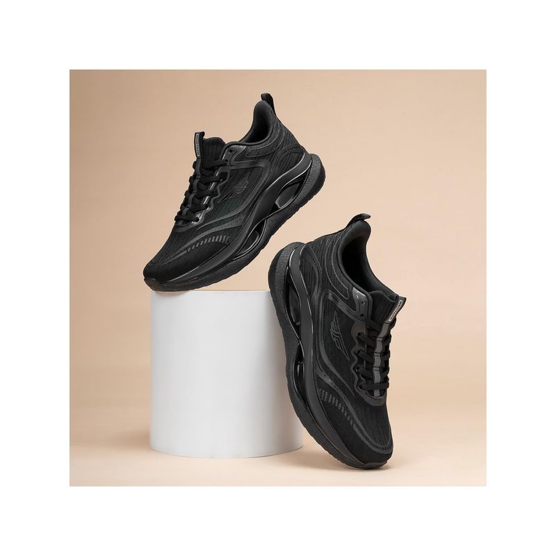 Red Tape ETPU Men Textured Black Athleisure Shoes (UK 9)