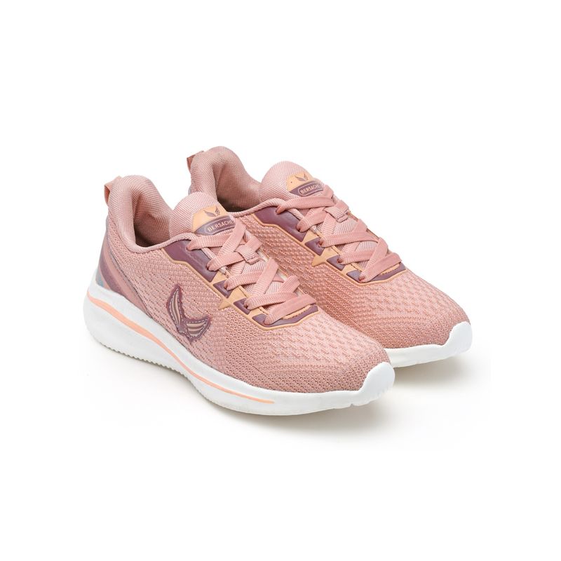 BERSACHE Women Premium Sports Peach Running Shoes (UK 4)