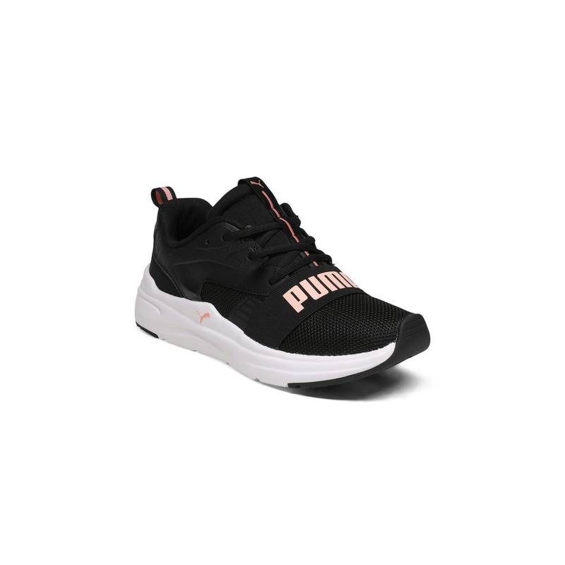 Puma Unisex Black SOFTRIDE Wired 2 Sneakers (UK 3)