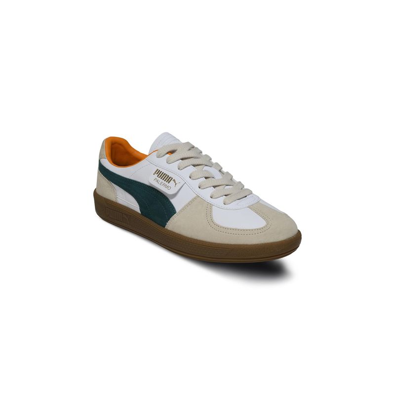 Puma Unisex White Palermo Sneakers (UK 9)