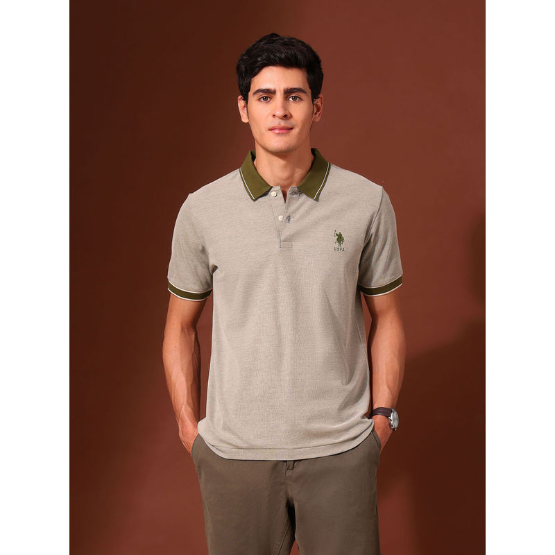 U.S. POLO ASSN. Association Men's Solid Work and Wander Polo T-shirt (S)