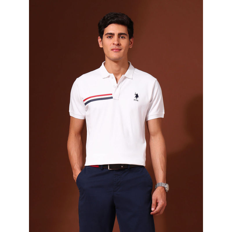 U.S. POLO ASSN. Association Men's Solid Work and Wander Polo T-shirt (S)