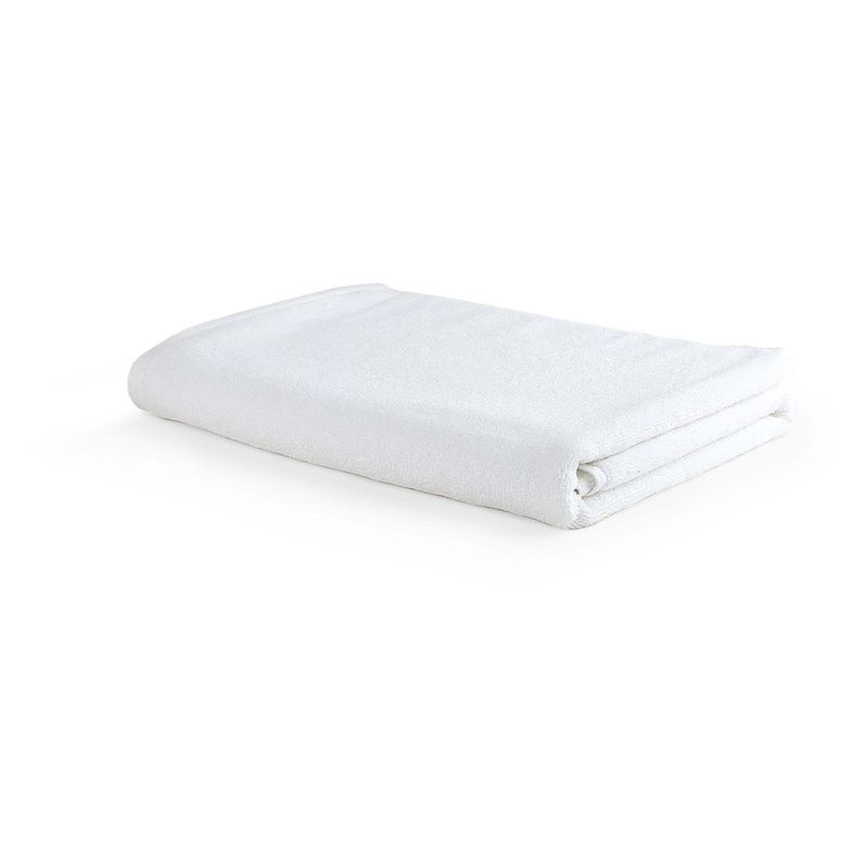 Buy Turkish Bath Unisex Cotton Large Bath Towel Full Size (White) (L ...