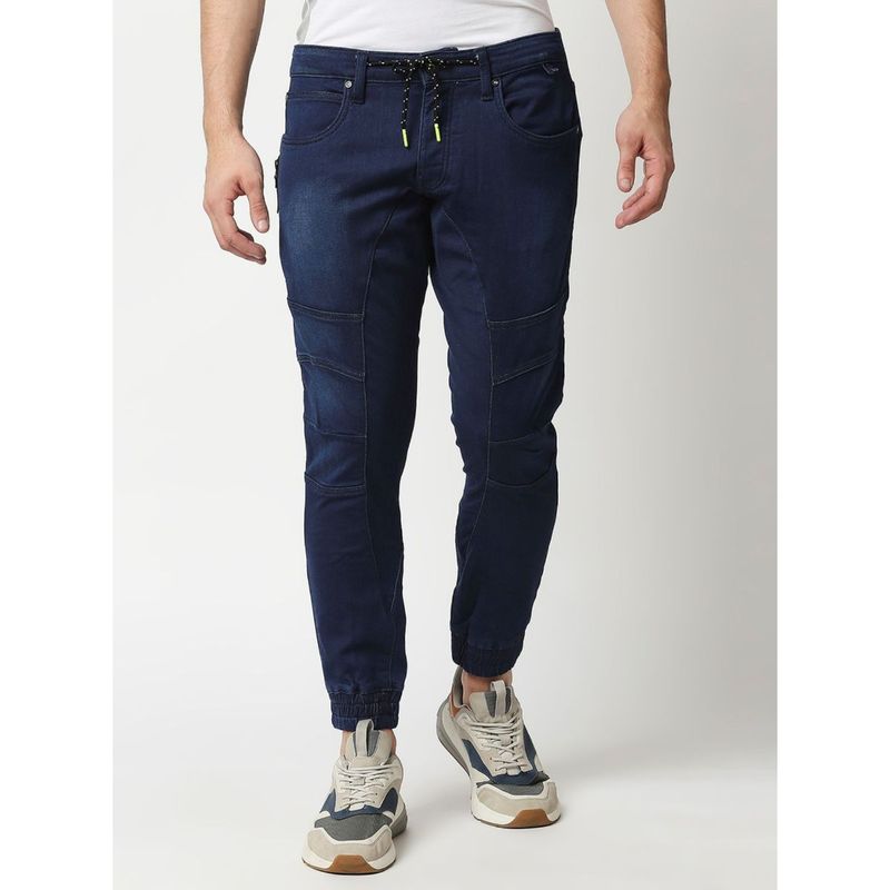 WAIMEA Dark Blue Anti Fit Denim Joggers (28)