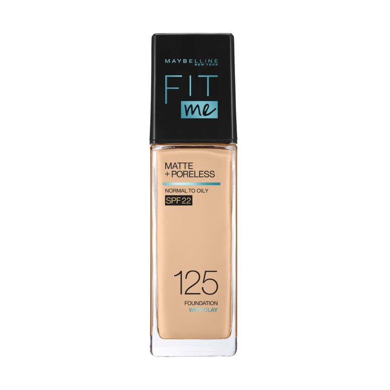 Maybelline New York Fit Me Matte+Poreless Liquid Foundation With Clay - 125 Nude Beige